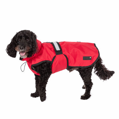 Danish Design 3-in-1 Dog Coat - Red - 49cm