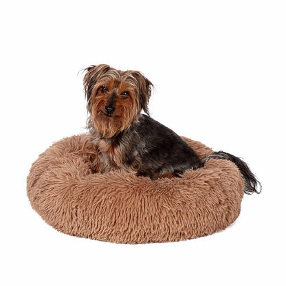 Danish Essentials Fluffy Donut Bed - Beige