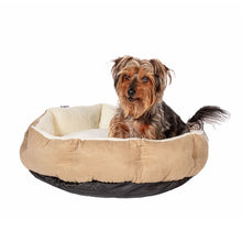 Danish Essentials Quilted Dog Bed - Beige - Medium