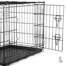 Barkshire Heavy Duty Dog Cage with Divider - Large  91 x 59cm