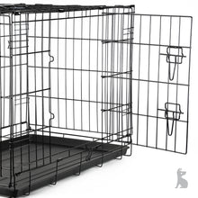 Barkshire Heavy Duty Dog Cage with Divider - Large  91 x 59cm