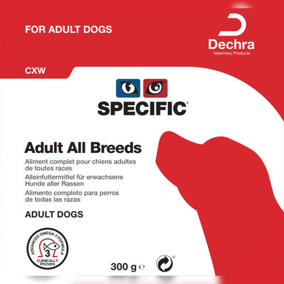 Dechra Specific CXW Adult Wet Dog Food - Trays