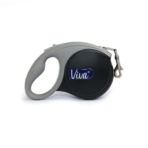 Viva Retractable Dog Lead - Black