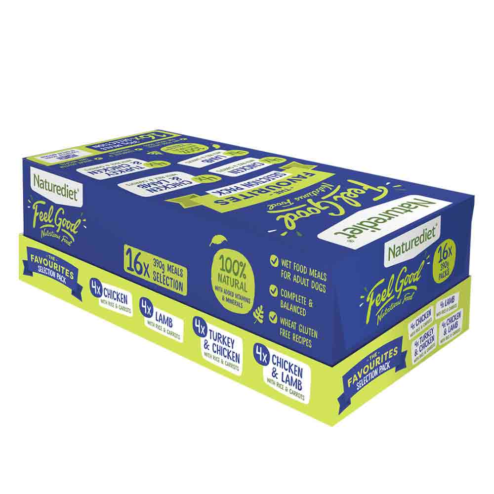Naturediet Naturediet Feel Good Chicken Lamb Turkey Adult Wet Dog Food pet food packaging