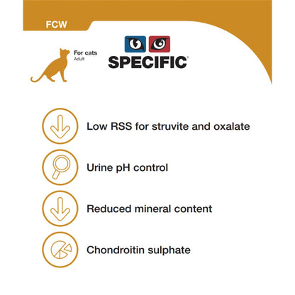 Dechra Specific FCW Crystal Management Wet Cat Food - Trays