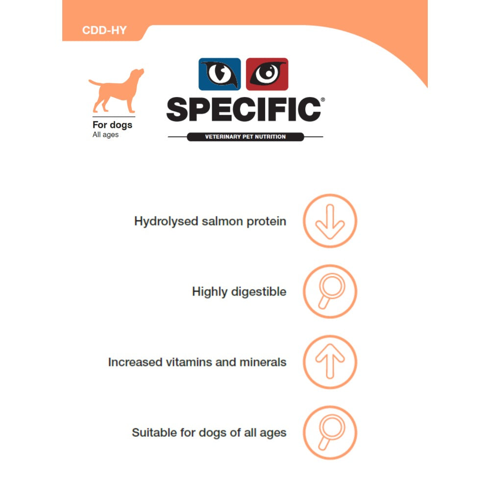Dechra Specific CDD-HY Food Allergen Management Hydrolysed Dry Dog Food