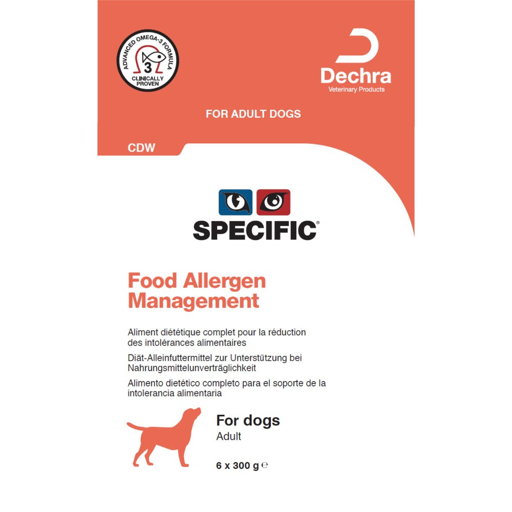 Dechra Specific CDW Food Allergen Management Wet Dog Food - Trays