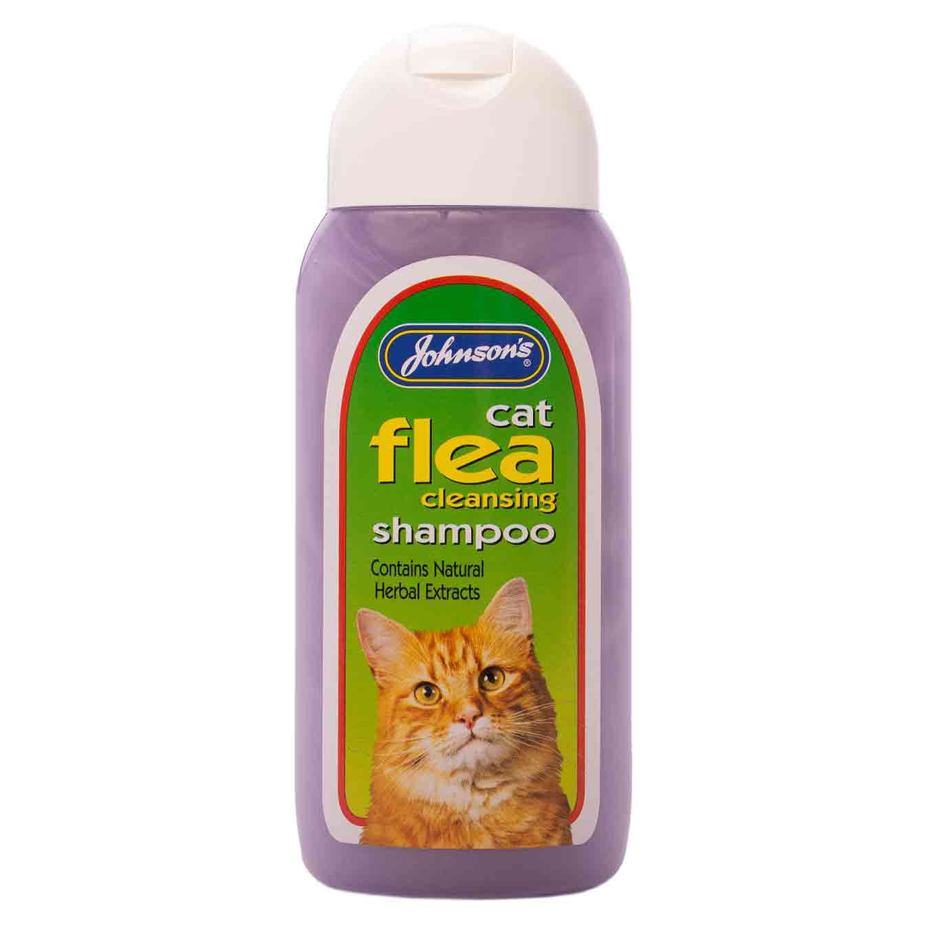 Johnsons Cat Flea Cleansing Shampoo - 200ml