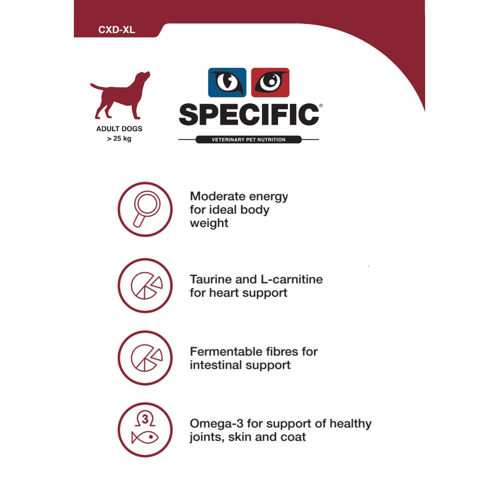Dechra Specific CXD-XL Adult Large & Giant Breed Dry Dog Food