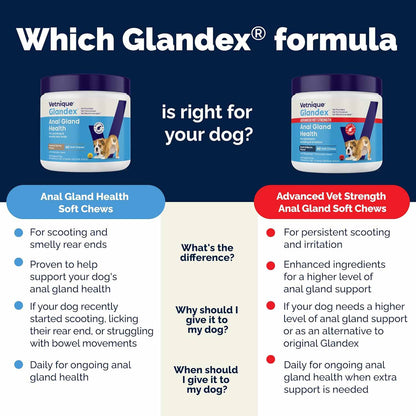 Glandex Anal Gland for Dogs - 120 Chewable Tablets