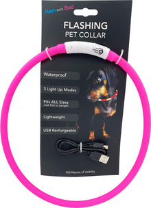 Hem and Boo Flashing Cat Collar