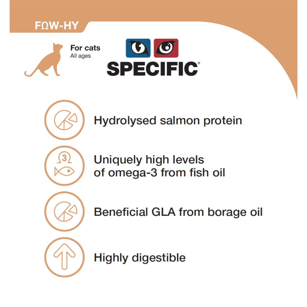 Dechra Specific FOW-HY Allergen Management Plus Wet Cat Food - Trays