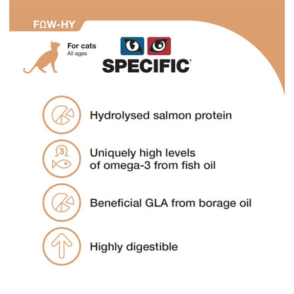 Dechra Specific FOW-HY Allergen Management Plus Wet Cat Food - Trays