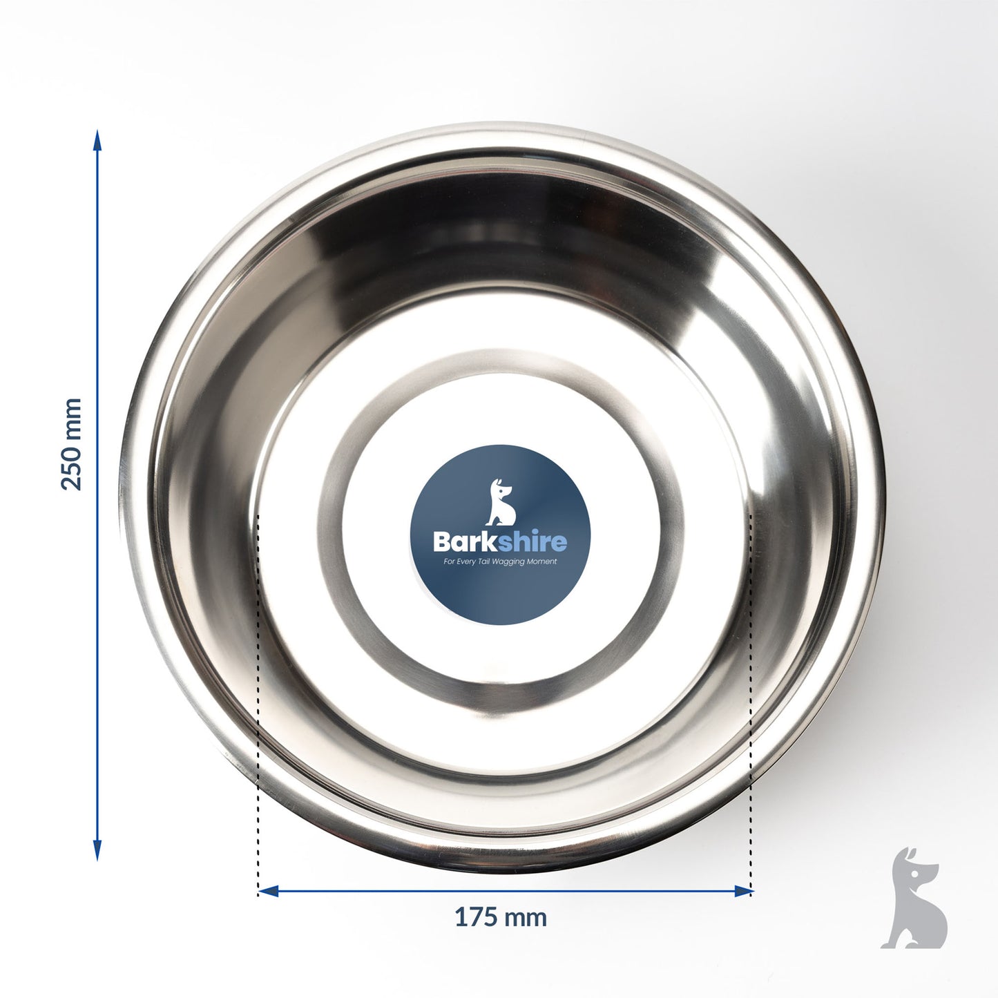 Barkshire Stainless Steel Bowl 25cm