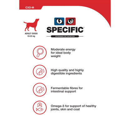 Dechra Specific CXD-M Adult Medium Breed Dry Dog Food