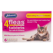 Johnsons 4fleas Cat Tablets Pack of 6