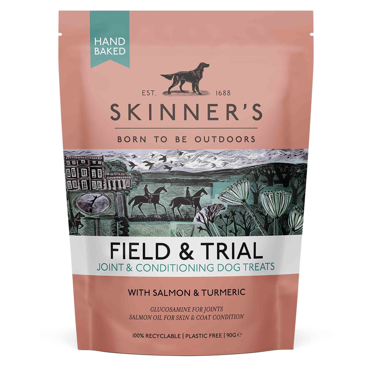Skinners Skinners Field Trial Joint Conditioning Training Salmon pet food packaging