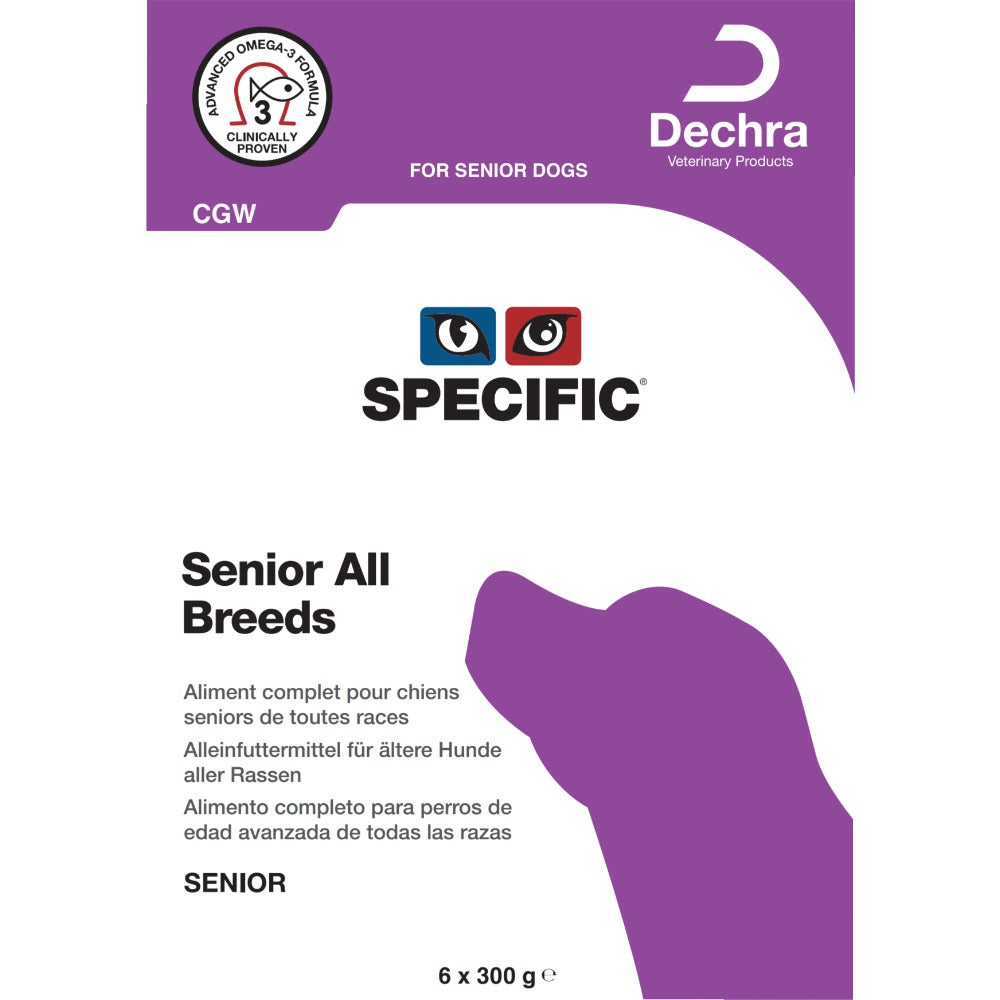 Dechra Specific CGW Senior Wet Dog Food - Trays