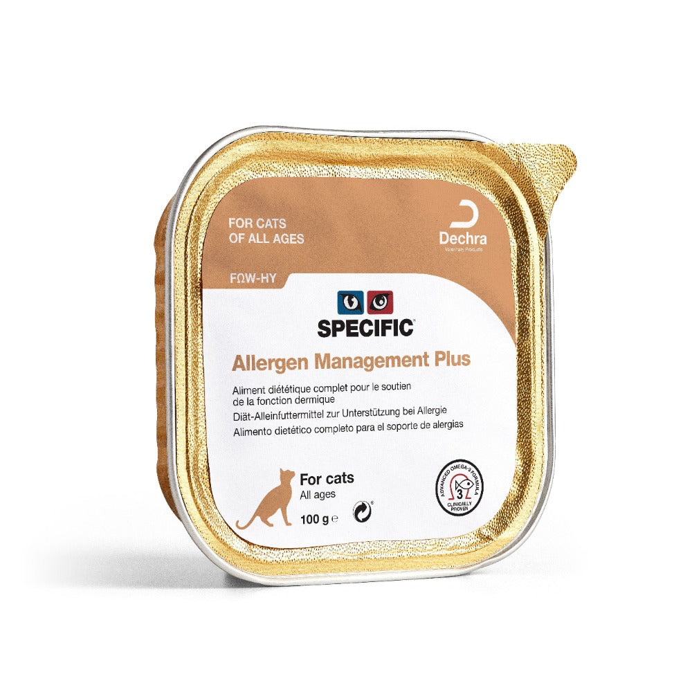 Dechra Specific FOW-HY Allergen Management Plus Wet Cat Food - Trays