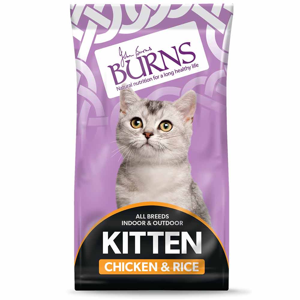 Burns Kitten Dry Cat Food - Chicken & Rice