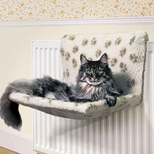 Danish Design Kumfy Kradle Radiator Bed Paw Print - Wide