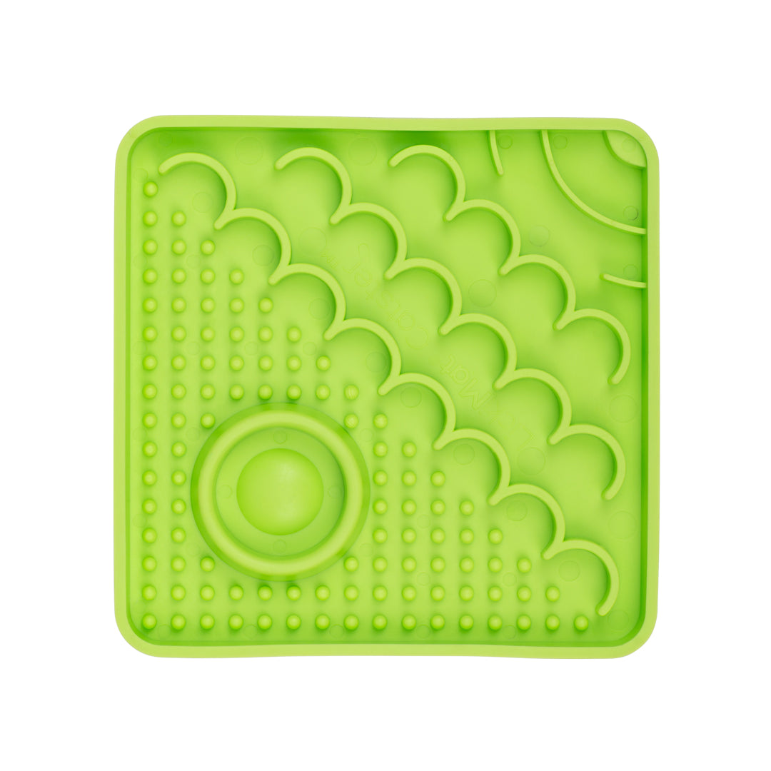 LickiMat Catster Kitty Slow Feeder - Green - 15x15cm