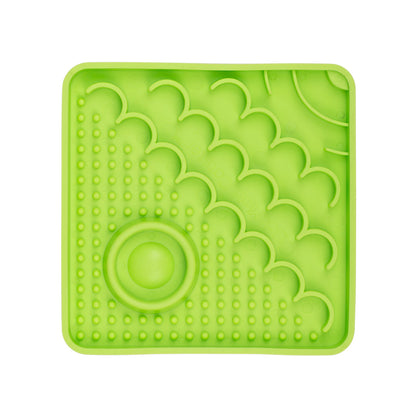LickiMat Catster Kitty Slow Feeder - Green - 15x15cm