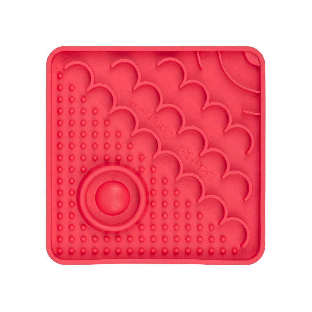 LickiMat Catster Kitty Slow Feeder - Pink - 15x15cm
