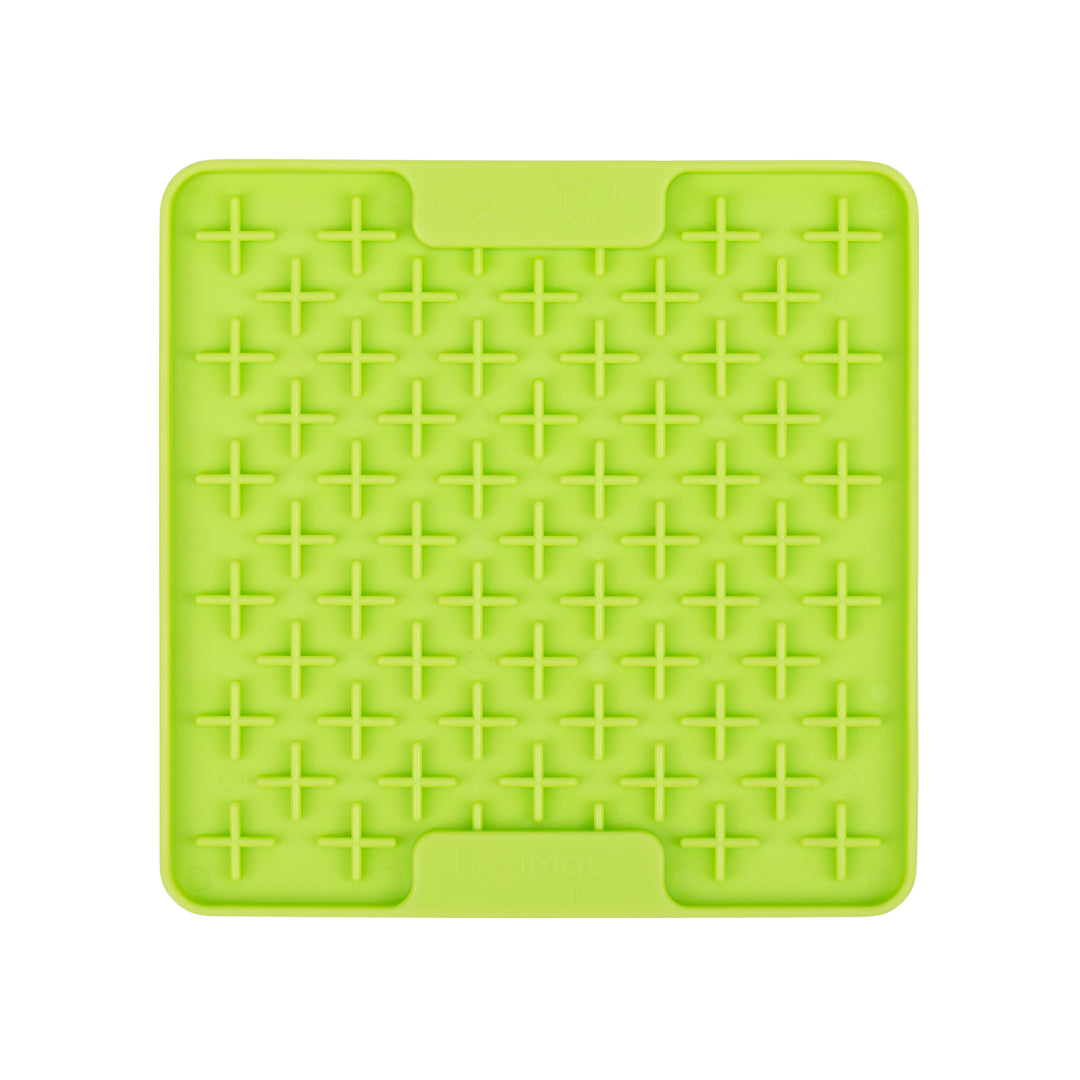 LickiMat Classic Mini Buddy Dog Slow Feeder - Green - 22x15cm