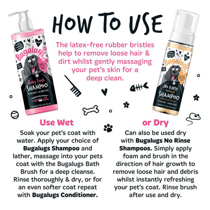 Bugalugs Bath Brush - Black
