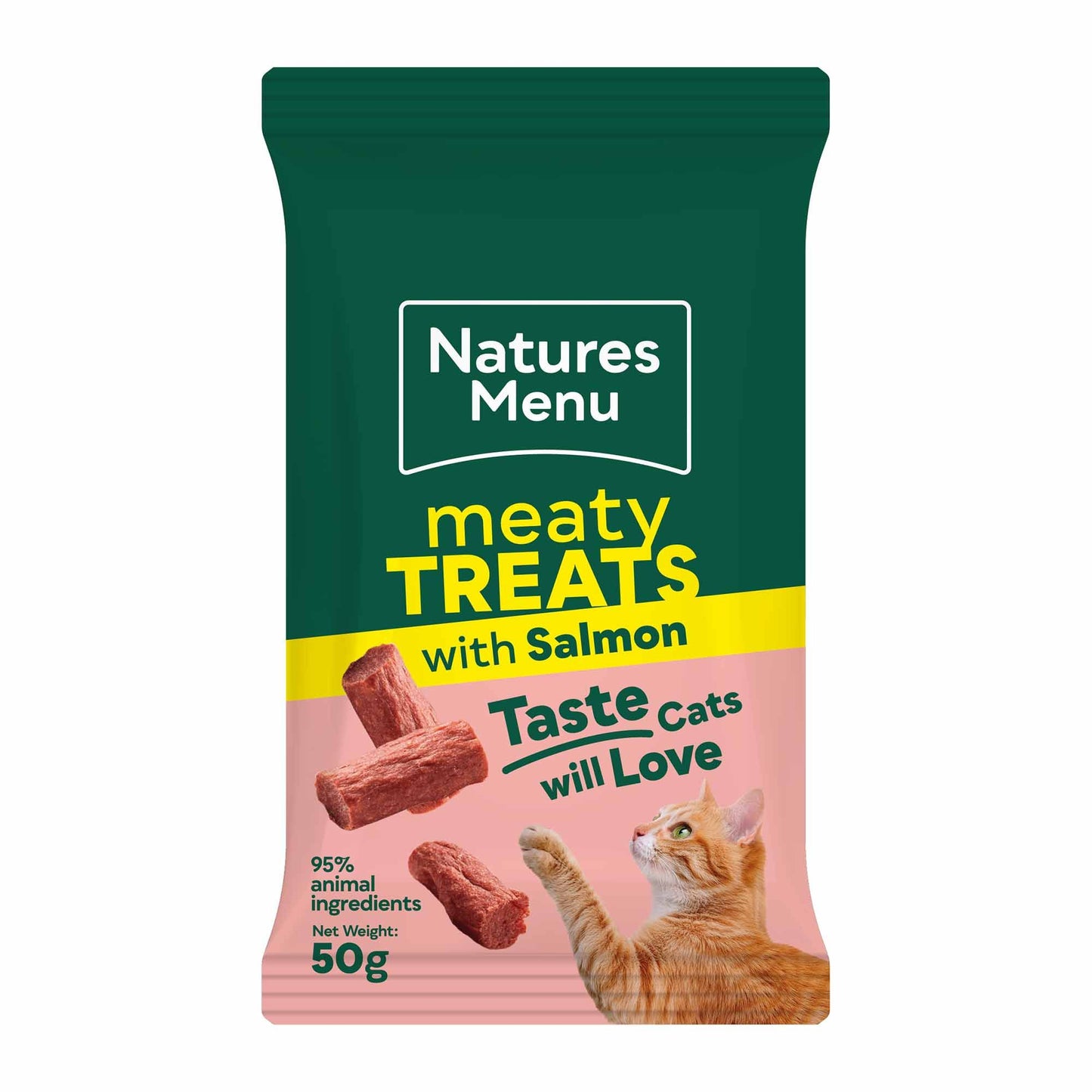 Natures Menu Meaty Cat Treats - Salmon - 50g