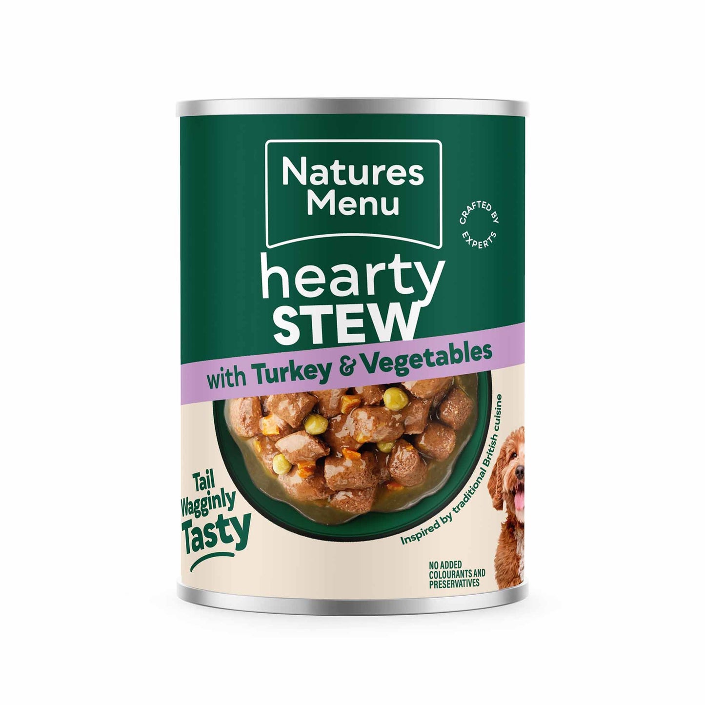 Natures Menu Hearty Stew Adult Dog Wet Food - Turkey & Vegetables - 12x415g Cans
