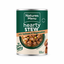 Natures Menu Hearty Stew Adult Dog Wet Food - Salmon & Vegetables - 12x415g Cans