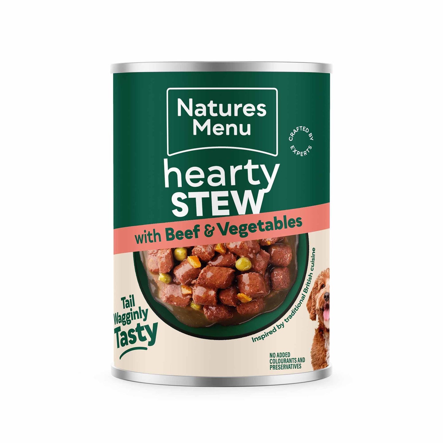 Natures Menu Hearty Stew Adult Dog Wet Food - Beef & Vegetables - 12x415g Cans