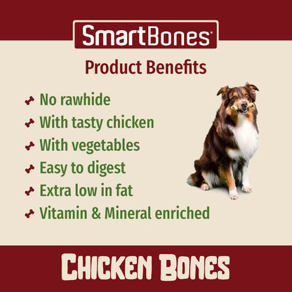 SmartBones Medium Bones - Chicken - 2 Bones
