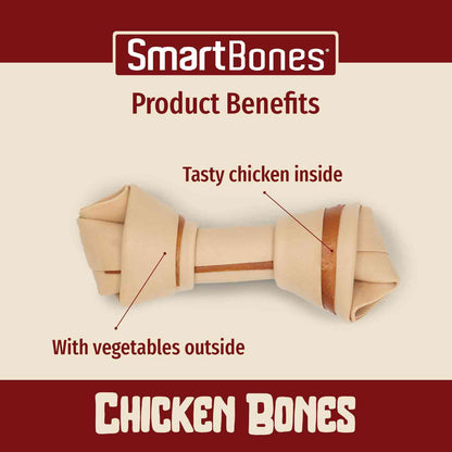 SmartBones Mini Bones - Chicken - 18 Bones