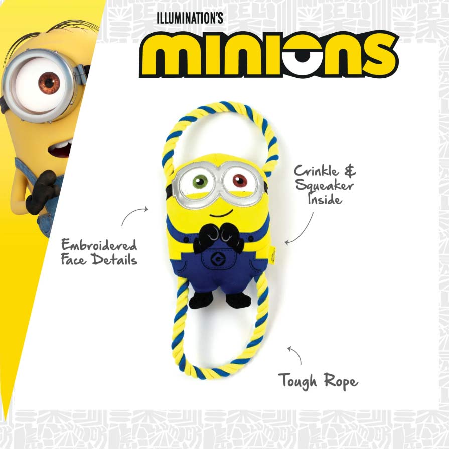 Minion Double Tug Large Bob Dog Toy