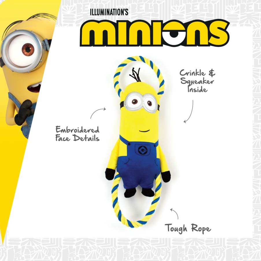 Minion Double Tug Large Kevin Dog Toy