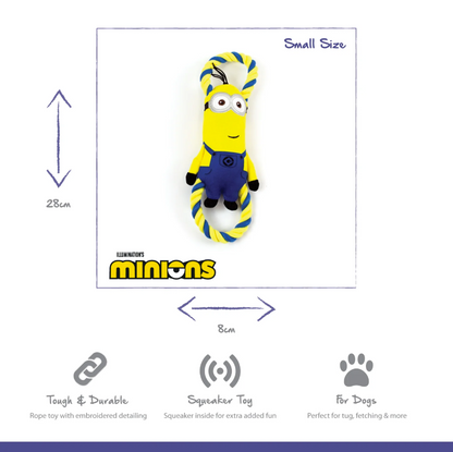 Minion Double Tug Small Assorted Styles Dog Toy