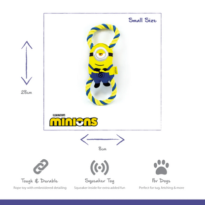 Minion Double Tug Small Assorted Styles Dog Toy
