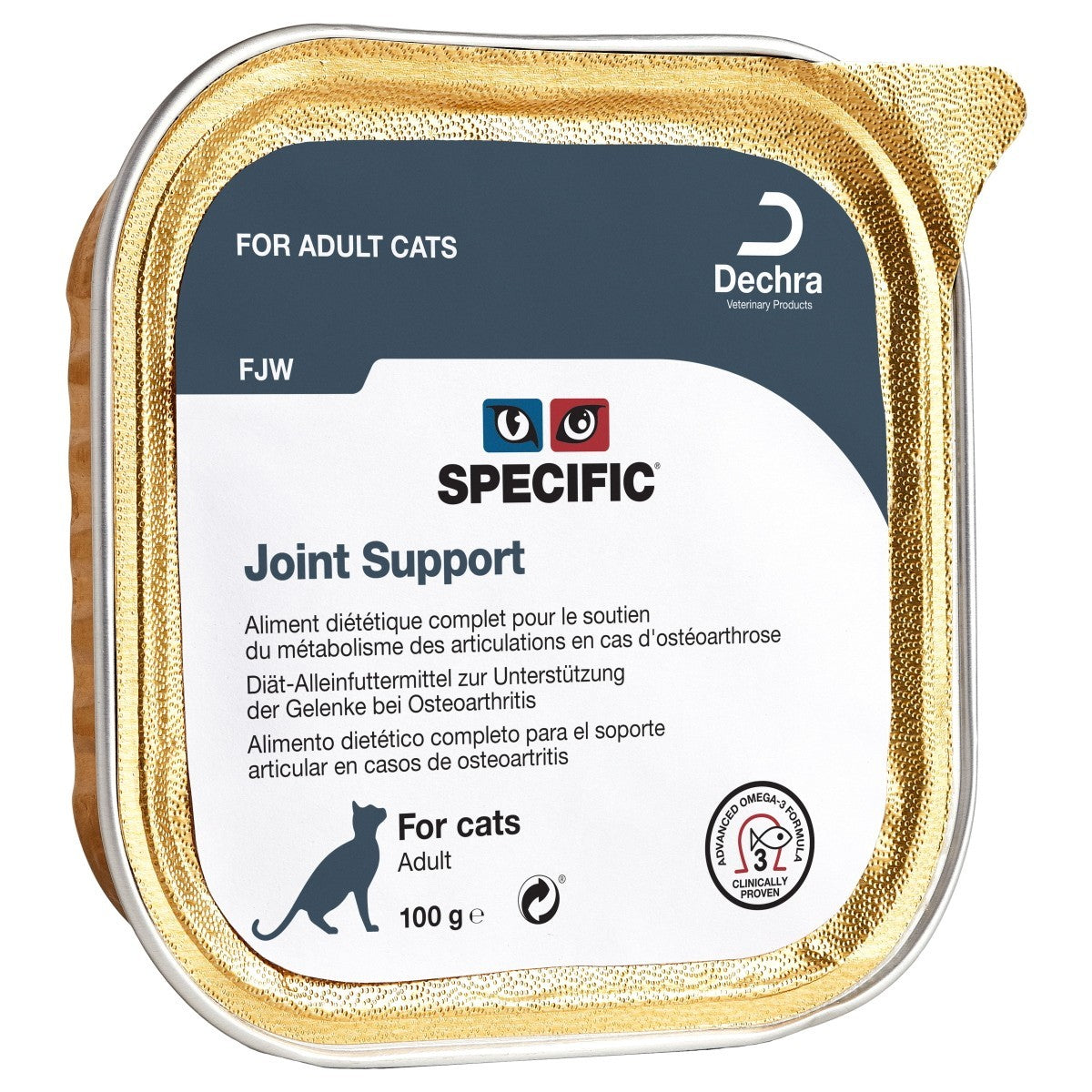 Dechra Specific FJW Joint Support Wet Cat Food - Trays
