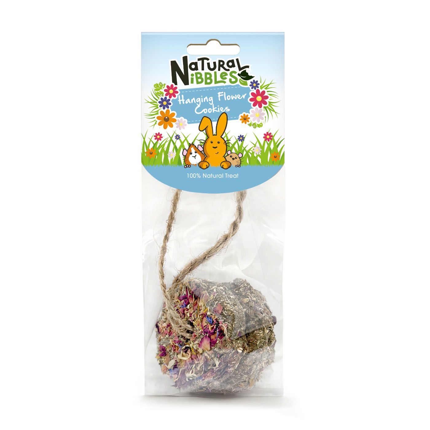 Natural Nibbles Hanging Flower Cookies - 2 Pack