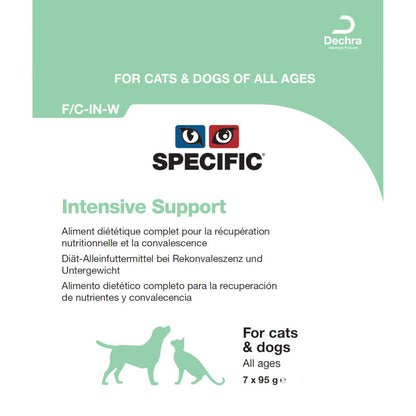 Dechra Specific F/C-IN-W Intensive Support Wet Cat & Dog Food - Trays