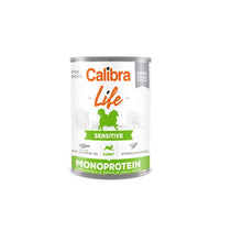 Calibra Life Sensitive Adult Wet Dog Food - Rabbit - 6 x 400g Cans
