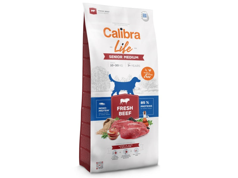 Calibra Life Medium Breed Senior Dry Dog Food - Fresh Beef