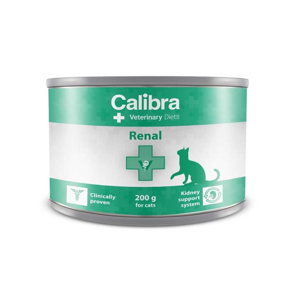 Calibra Veterinary Diet Renal Adult Wet Cat Food - 6x200g cans