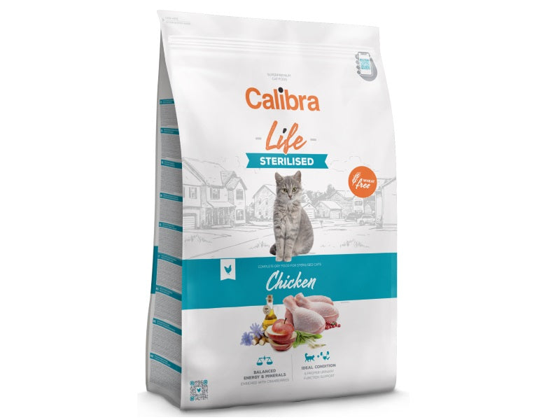 Calibra Life Sterilised Adult Dry Cat Food - Chicken