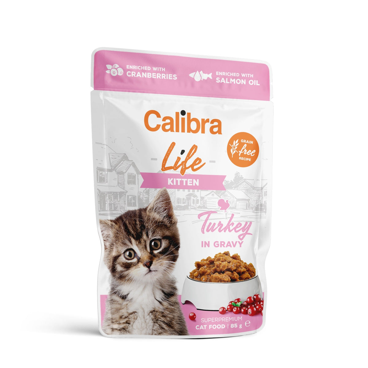 Calibra Life Kitten Wet Cat Food - Turkey in Gravy