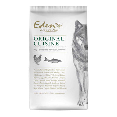 Eden Eden Cuisine Chicken Herring Salmon Adult Dry pet food packaging