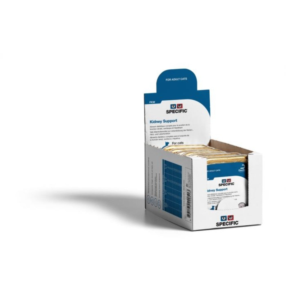 Dechra Specific FKW-P Kidney Support Wet Cat Food - Pouches